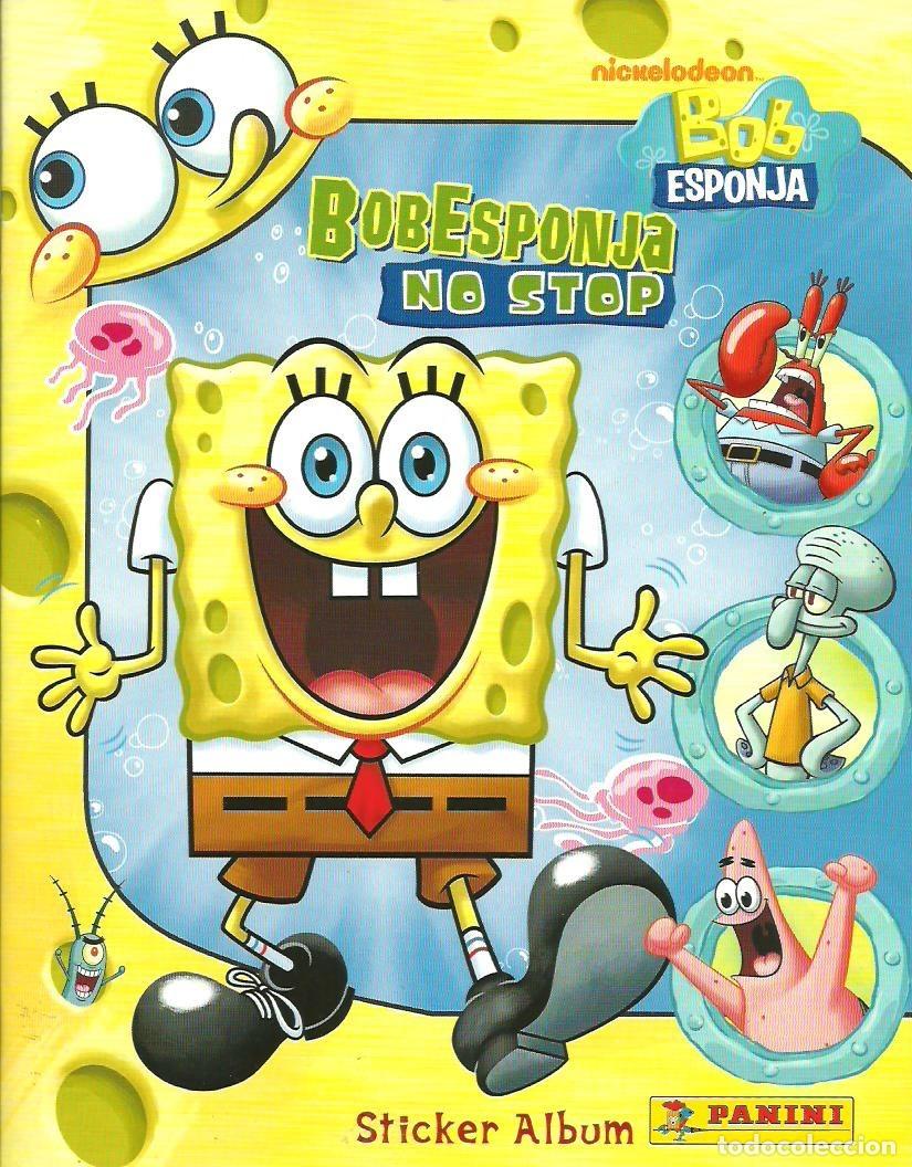 Coleccionismo &aacute;lbum: BOB ESPONJA NO STOP - PANINI - COMPLETO