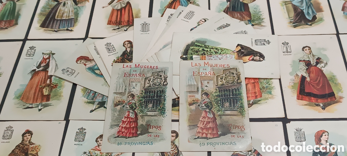 Coleccionismo &aacute;lbum: -&rdquo; LAS MUJERES DE ESPA&Ntilde;A - TRAJES REGIONALES TIPO DE 49 PROVINCIAS - CHOCOLATE JAIME BOIX - BARCELON
