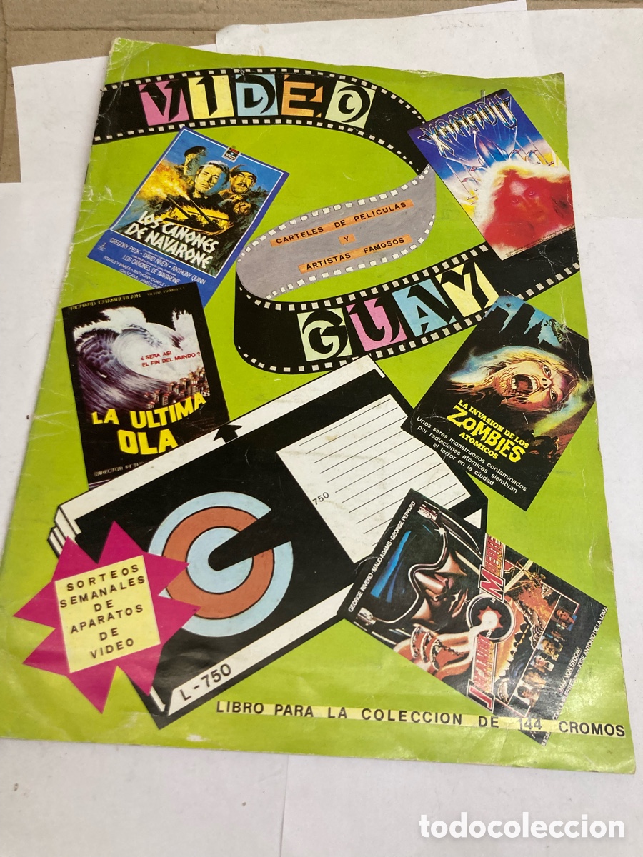 Colecionismo Caderneta: &Aacute;lbum Video Guay, un libro de colecci&oacute;n de cromos publicado por la Editorial Dalsa en 1985