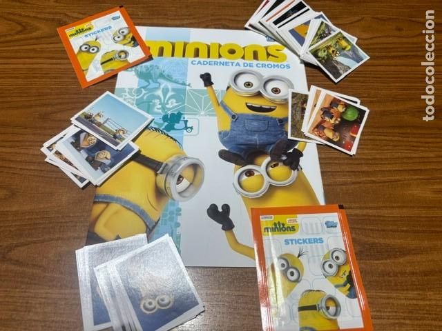 Sammeln Sammelalbum: COLECCION COMPLETA, MINIONS ALBUM VACIO + TODOS LOS CROMOS SIN PEGAR. EN POTUGUES