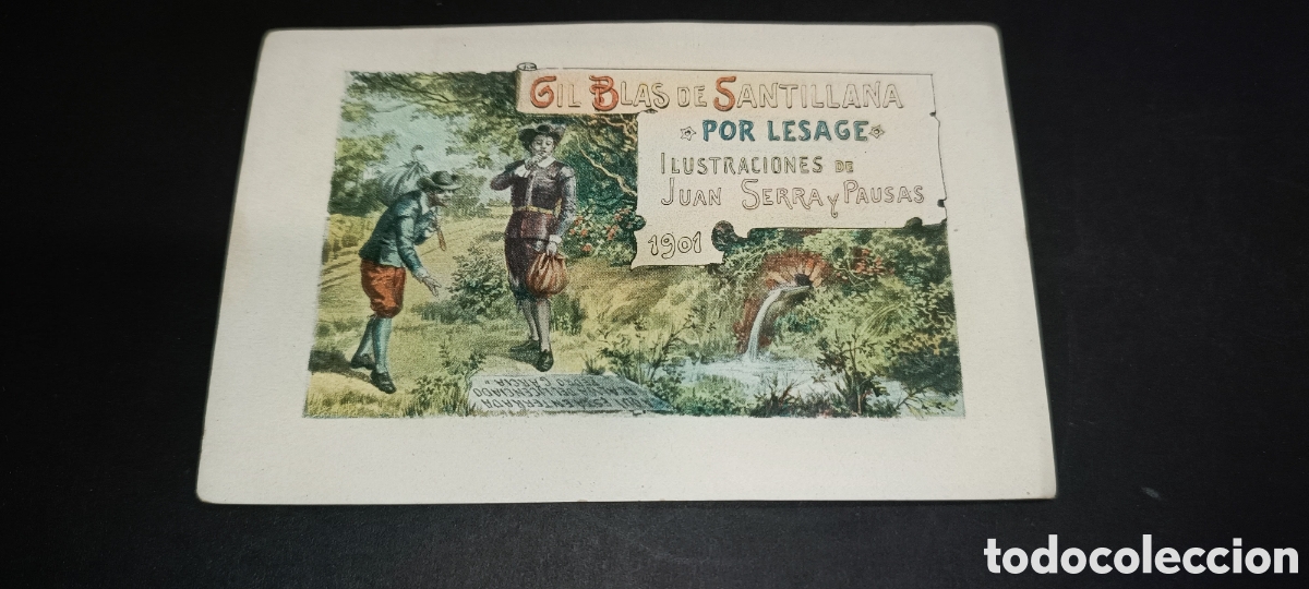 Colecionismo Caderneta: MAGNIFICA COLECCION COMPLETA DE 80 CROMOS - A&Ntilde;O 1901 - &rdquo; GIL BLAS DE SANTILLANA &rdquo; - A. SOLE ALSINA