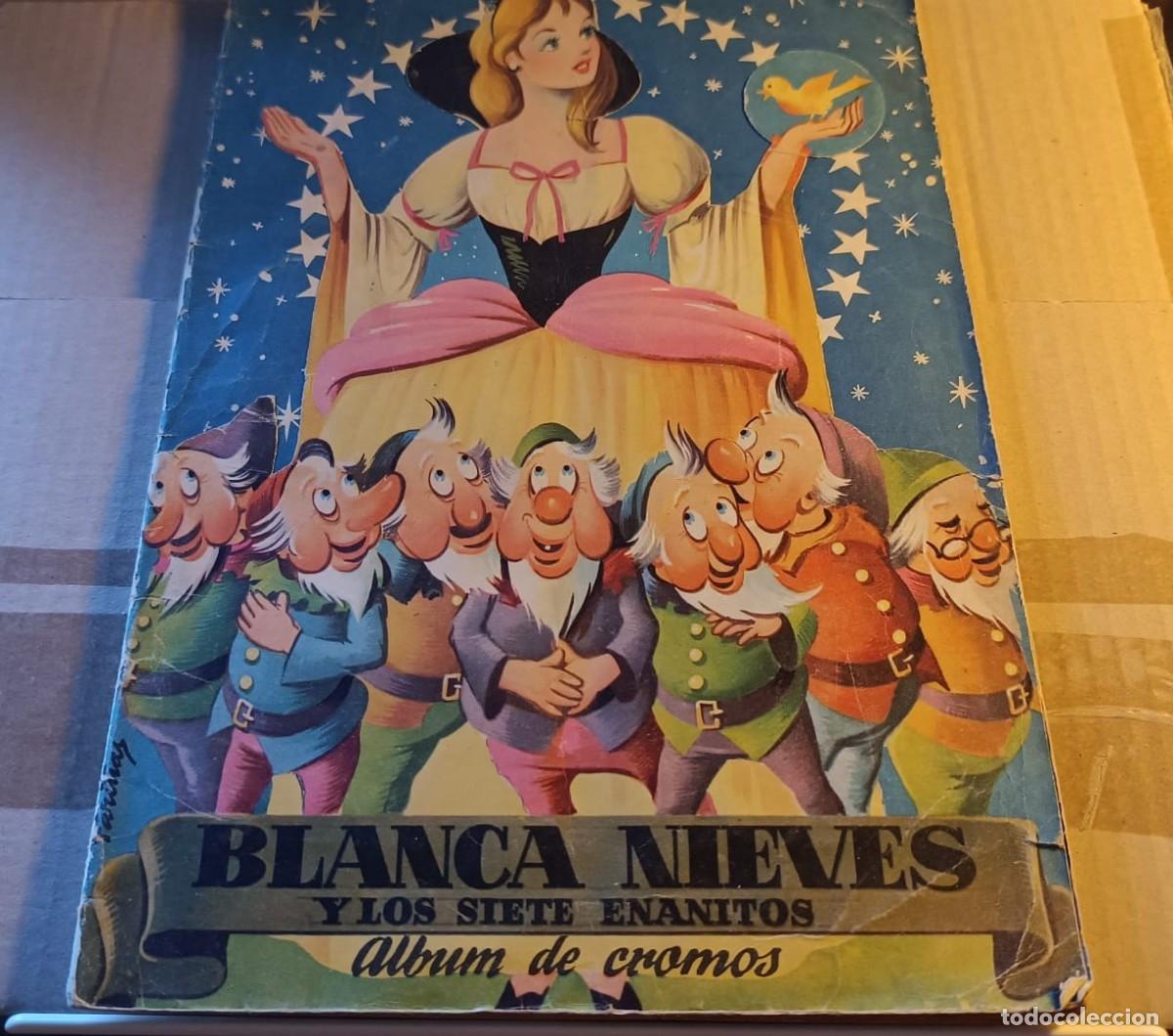 Collectionnisme Album: ALBUM DE CROMOS &rdquo;BLANCA NIEVES Y LOS SIETE ENANITOS&rdquo; - EDT. FERMA (Barcelona) - 1958 - COMPLETO.