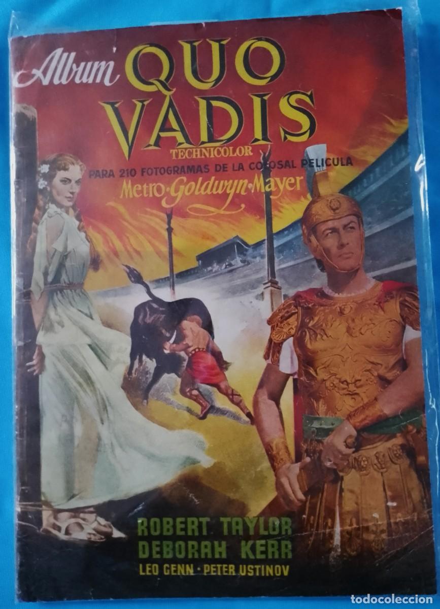 Collezionismo &Aacute;lbum: QUO VADIS ALBUM CROMOS COMPLETO 1954 ORIGINAL CLIPER 1954-MUY BIEN-VER FOTOS Y LEER BIEN