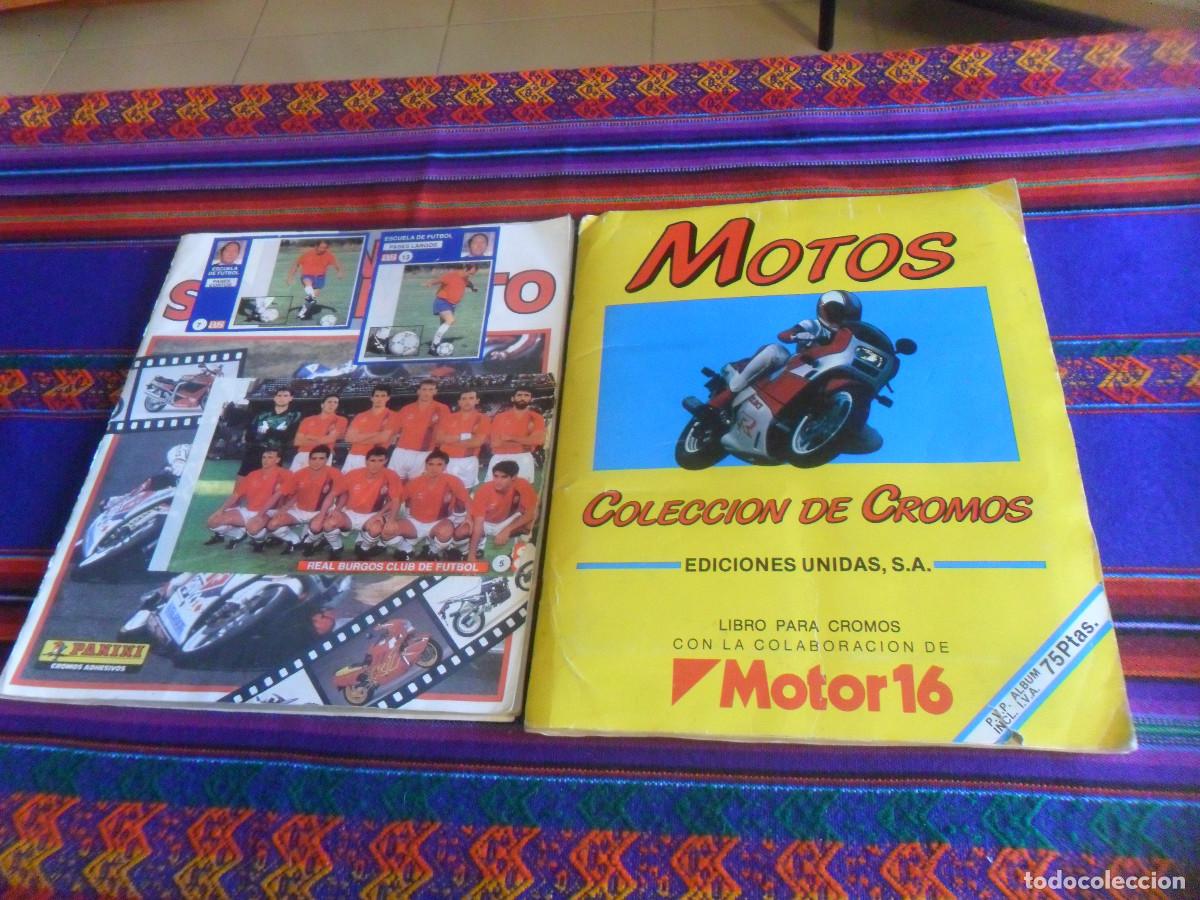 Coleccionismo &aacute;lbum: MOTOS COMPLETO MOTOR 16 EDICIONES UNIDAS 1987. REGALO PANINI SOLO MOTO INCOMPLETO.