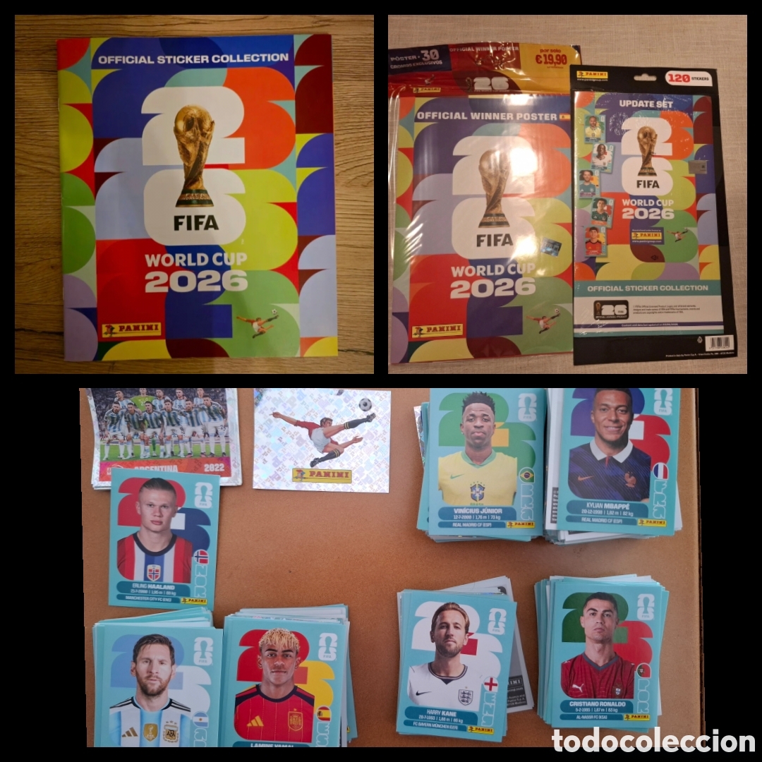 Coleccionismo &aacute;lbum: Album Panini mundial 2026 completo + 2 actualizaciones