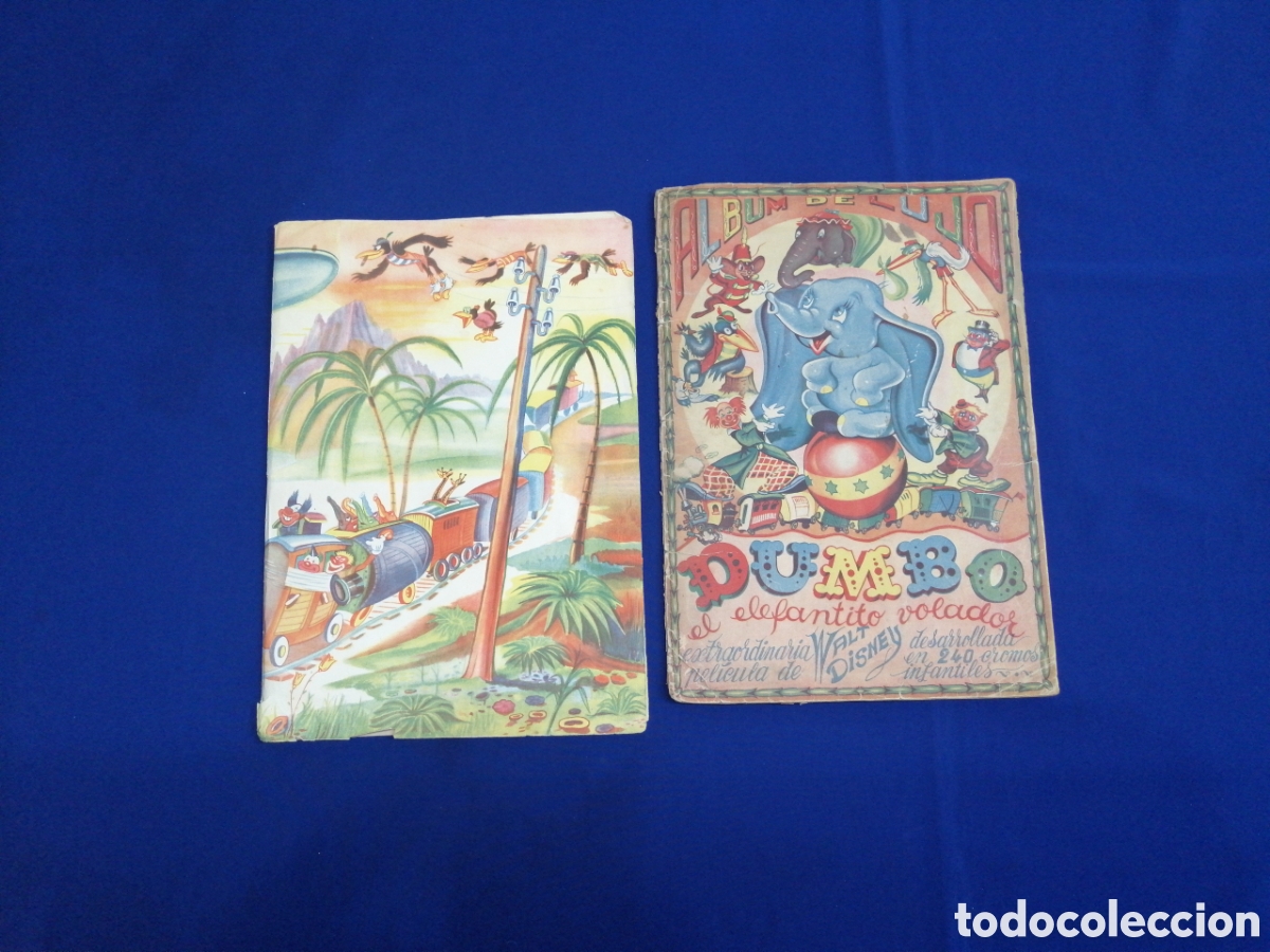 Coleccionismo &aacute;lbum: DUMBO EL ELEFANTITO VOLADOR - WALT DISNEY ALBUM COMPLETO INCLUYE POSTER