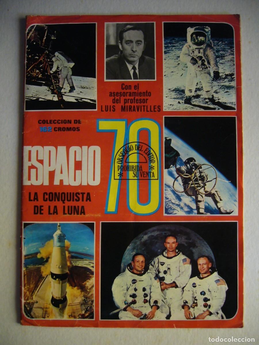 Colecionismo Caderneta: ALBUM ESPACIO 70 LA CONQUISTA del ESPACIO . EXCELENTE ESTADO CROMOS. FOTOS TODO EL ALBUM
