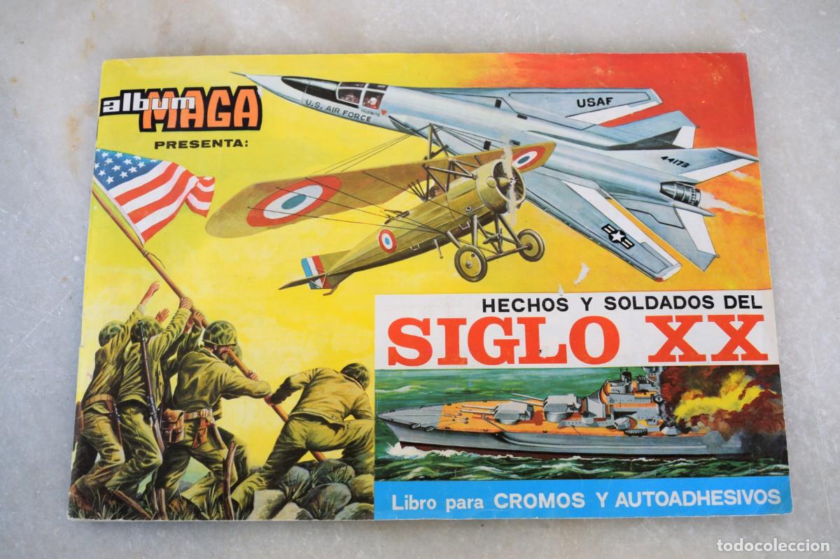 Collezionismo &Aacute;lbum: ALBUM HECHOS Y SOLDADOS DEL SIGLO XX &ndash; EDITORIAL MAGA &ndash; 15 ptas. (1977) &ndash; 297 cromos - COMO NUEVO