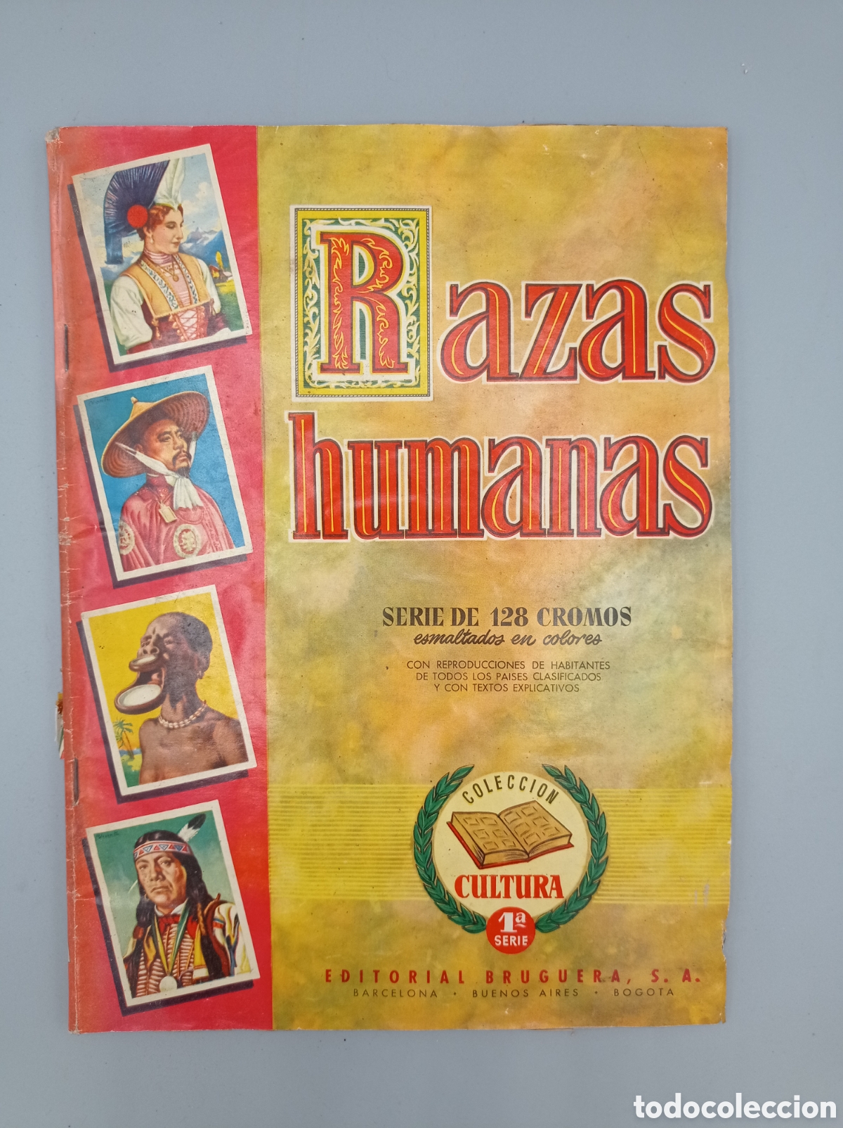 Coleccionismo &aacute;lbum: Album de cromos razas humanas 1&deg;edicion. Completo