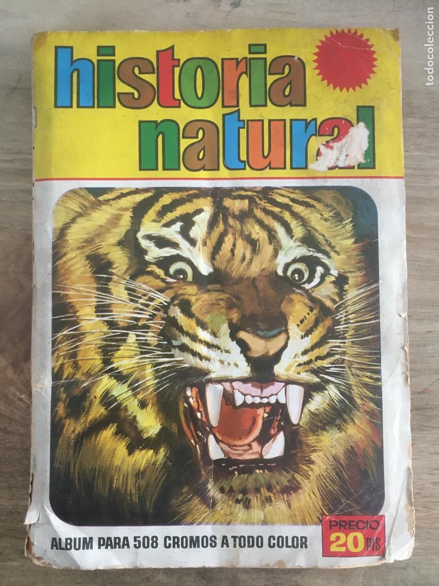 Collezionismo &Aacute;lbum: historia natural bruguera album cromos completo