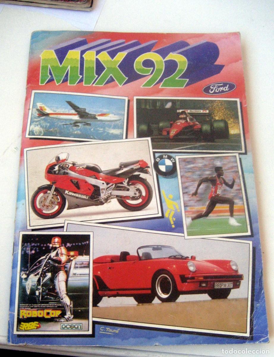 Coleccionismo &aacute;lbum: MIX 92 COMPLETO EN MUY BUEN ESTADO CON AYRTON SENNA