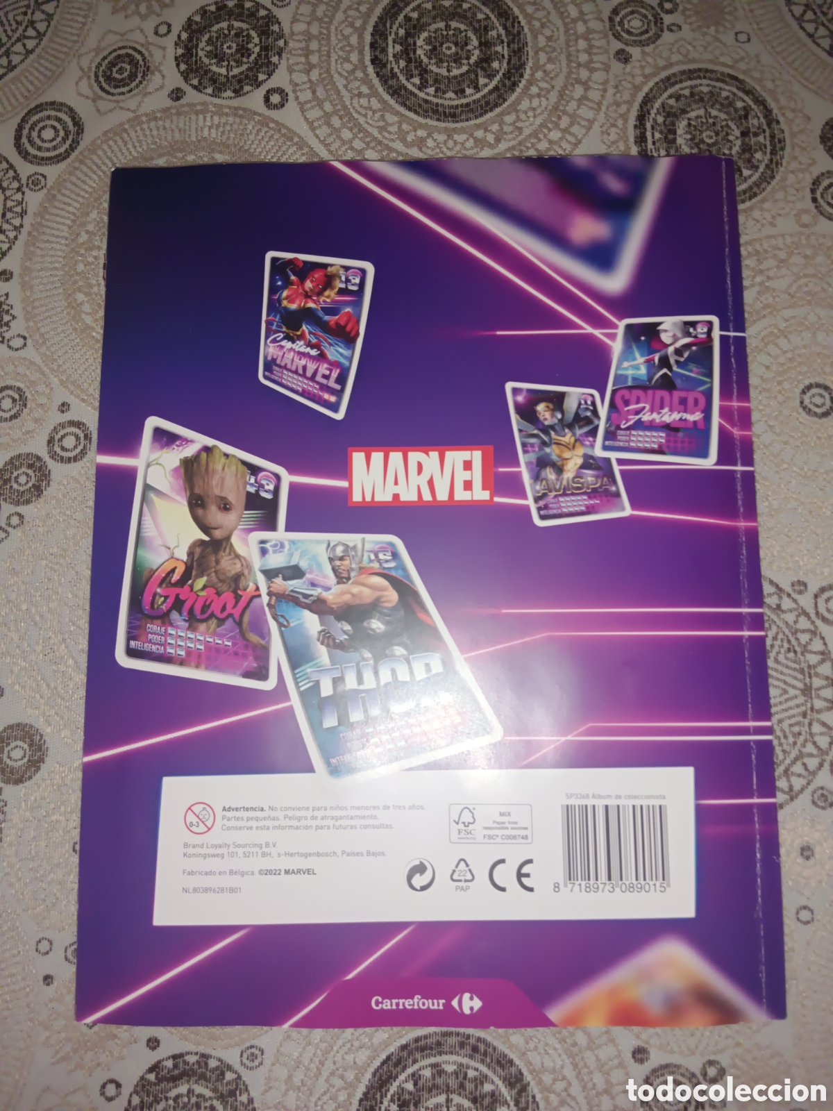Coleccionismo &aacute;lbum: Album completo Marvel Carrefour. - Foto 2