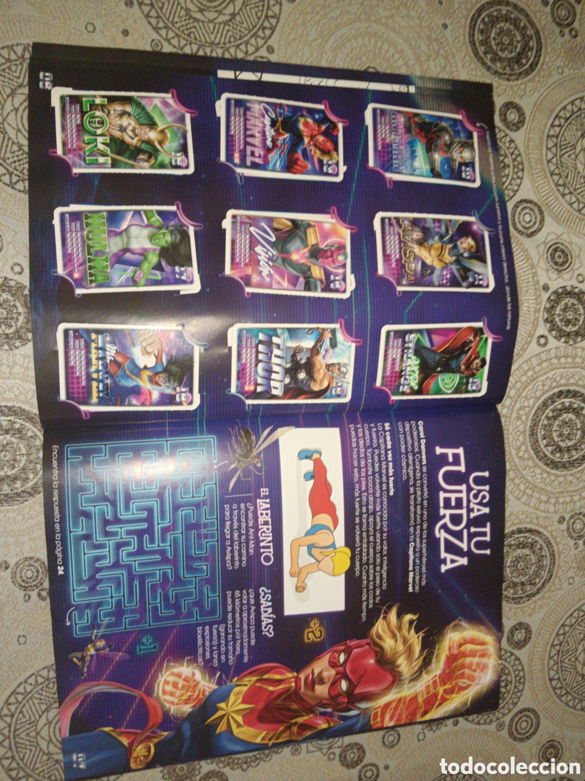Coleccionismo &aacute;lbum: Album completo Marvel Carrefour. - Foto 6