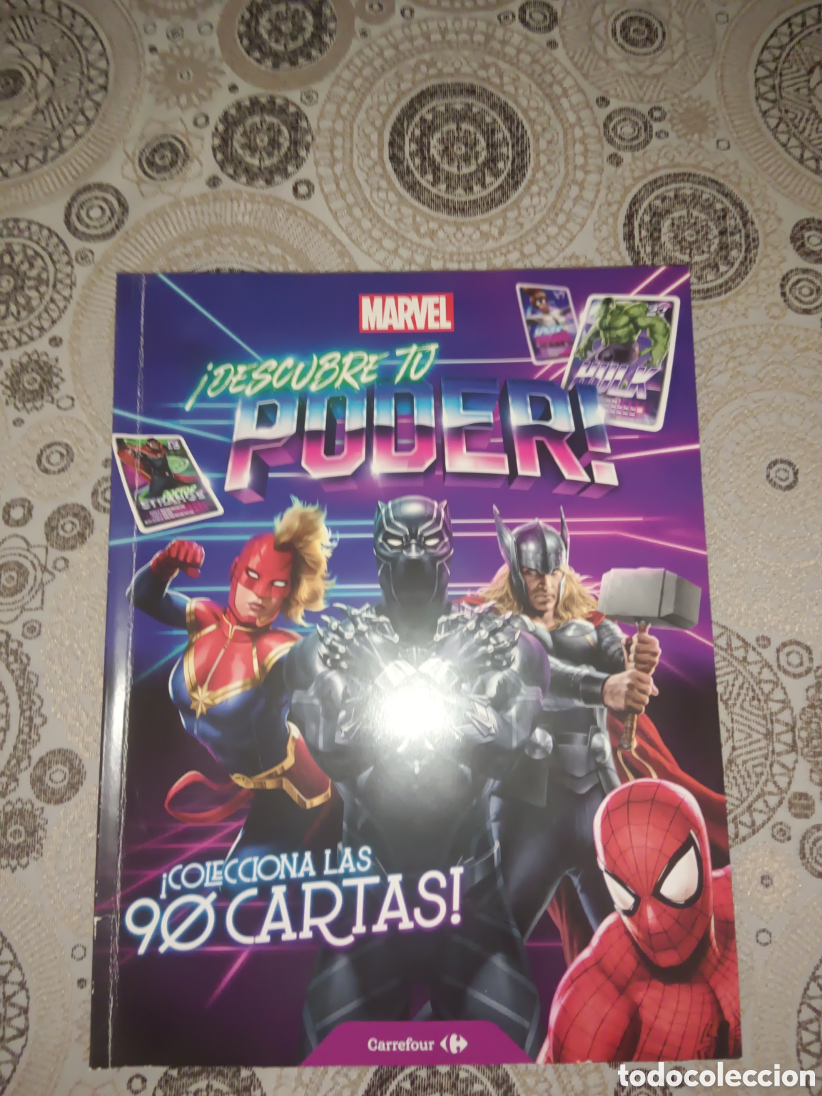 Coleccionismo &aacute;lbum: Album completo Marvel Carrefour.