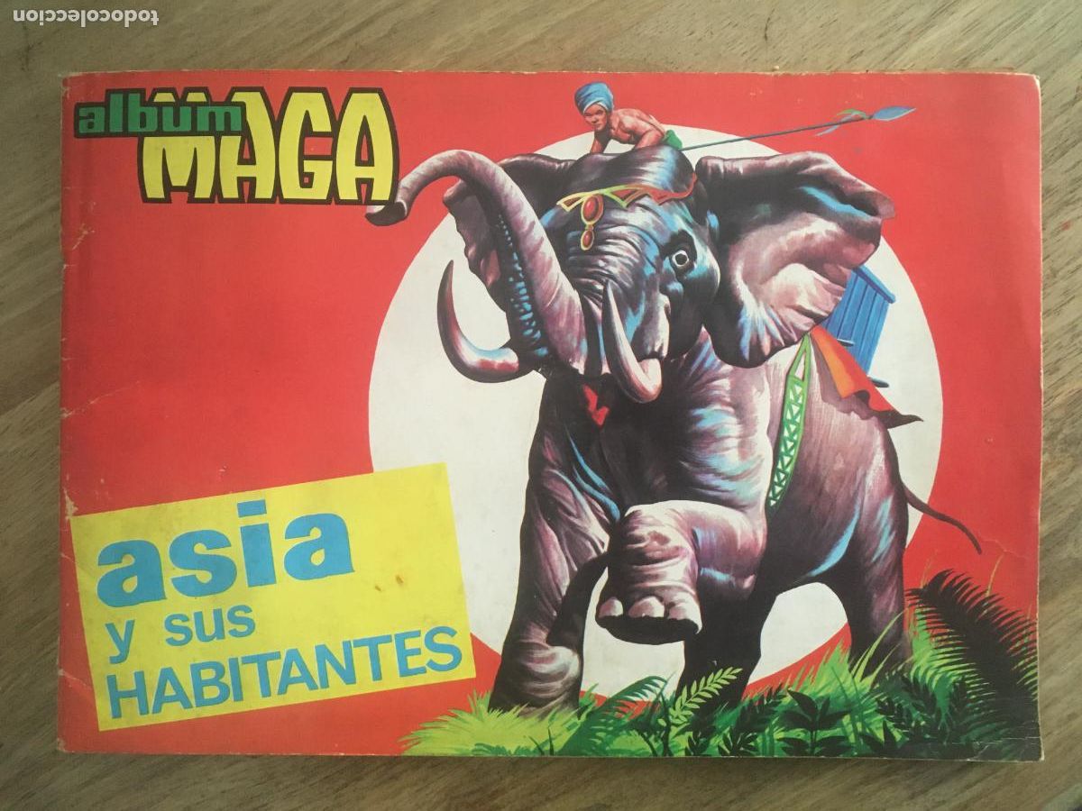 Collectable Albums: asia y sus habitantes maga album cromos completo perfecto estado como nuevo