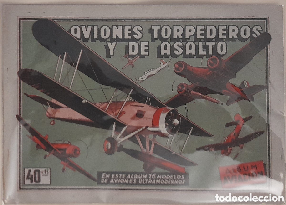 Collectable Albums: &Aacute;LBUM DE CROMOS AVIONES TORPEDEROS Y DE ASALT&Oacute; 1942 B&Eacute;LICO EDICIONES CISNE
