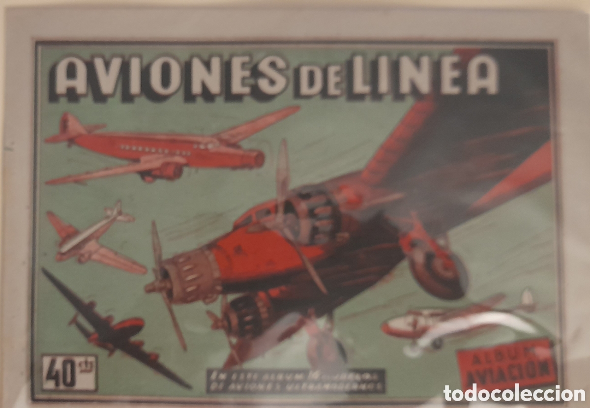 Collectable Albums: &Aacute;LBUM DE CROMOS AVIONES DE L&Iacute;NEA 1942 B&Eacute;LICO EDICIONES CISNE