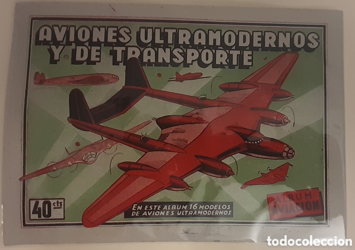 Collectable Albums: &Aacute;LBUM DE CROMOS AVIONES ULTRAMODERNOS Y DE TRANSPORTE 1942 EDITORIAL CISNE