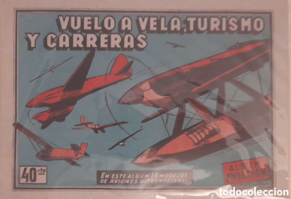 Collectable Albums: &Aacute;LBUM DE CROMOS VUELO A VELA, TURISMO Y CARRERAS 1942 EDITORIAL CISNE