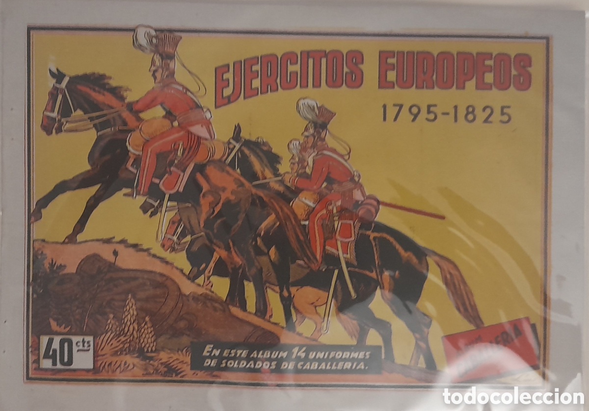 Colecionismo Caderneta: &Aacute;LBUM DE CROMOS EJERCITOS EUROPEOS 1795-1825 EDITORIAL CISNE 1942