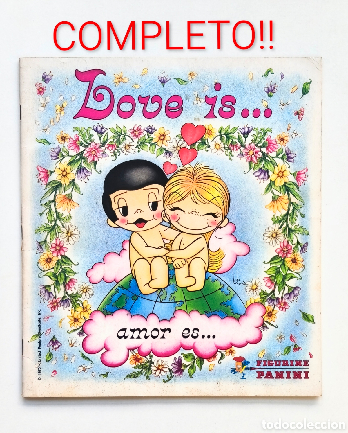 Coleccionismo &aacute;lbum: AMOR ES... ALBUM CROMOS COMPLETO LOVE IS... PANINI