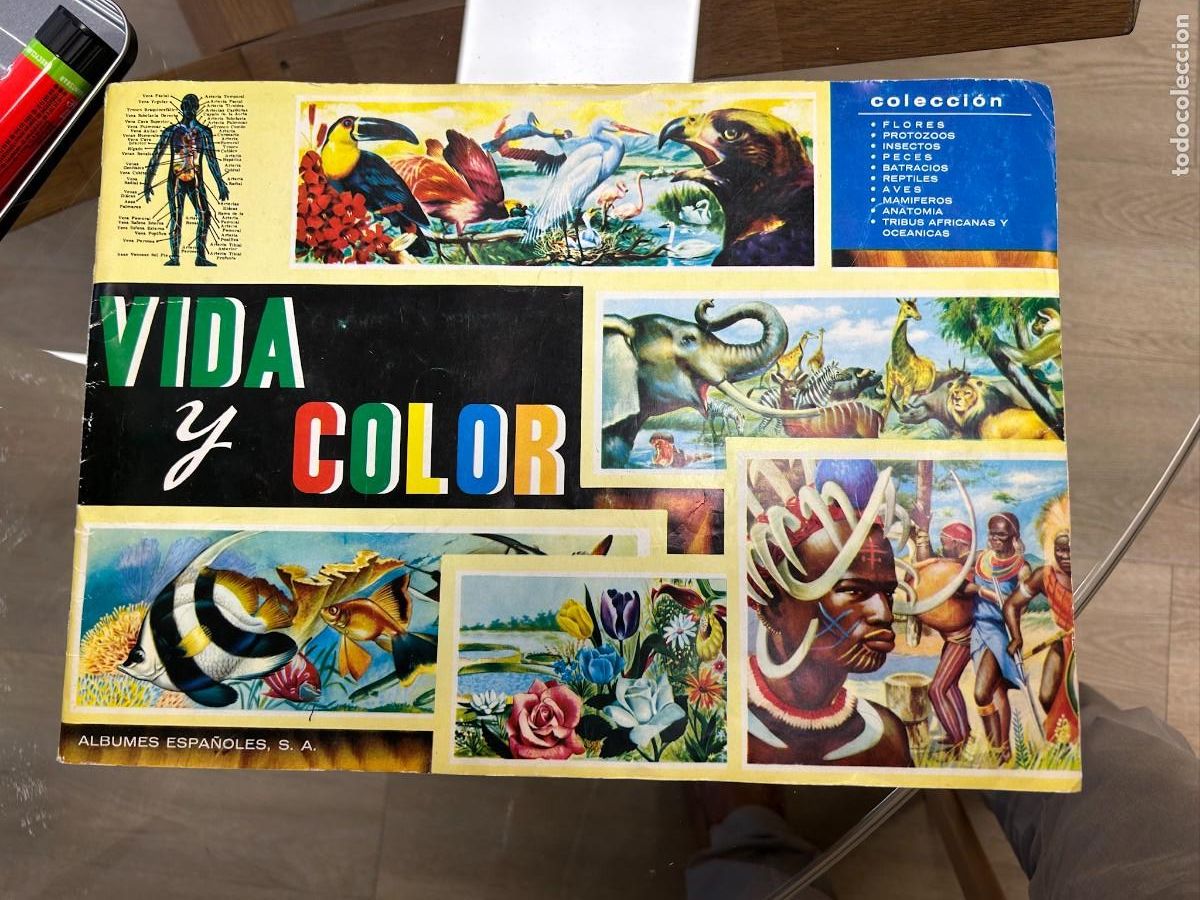 Coleccionismo &aacute;lbum: album de vida y color completo buen estado