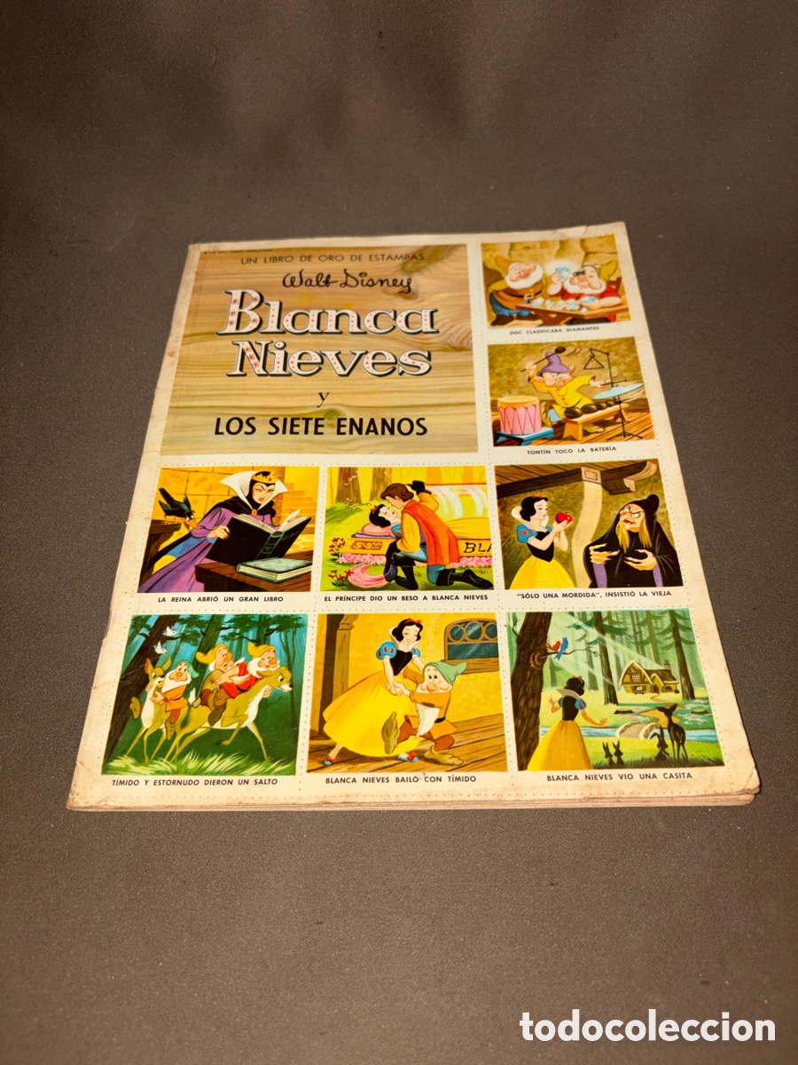 Collezionismo &Aacute;lbum: Antiguo &aacute;lbum de cromos*BLANCANIEVES Y LOS 7 ENANOS*EDICIONES SUSAETA*197O*COMPLETO*