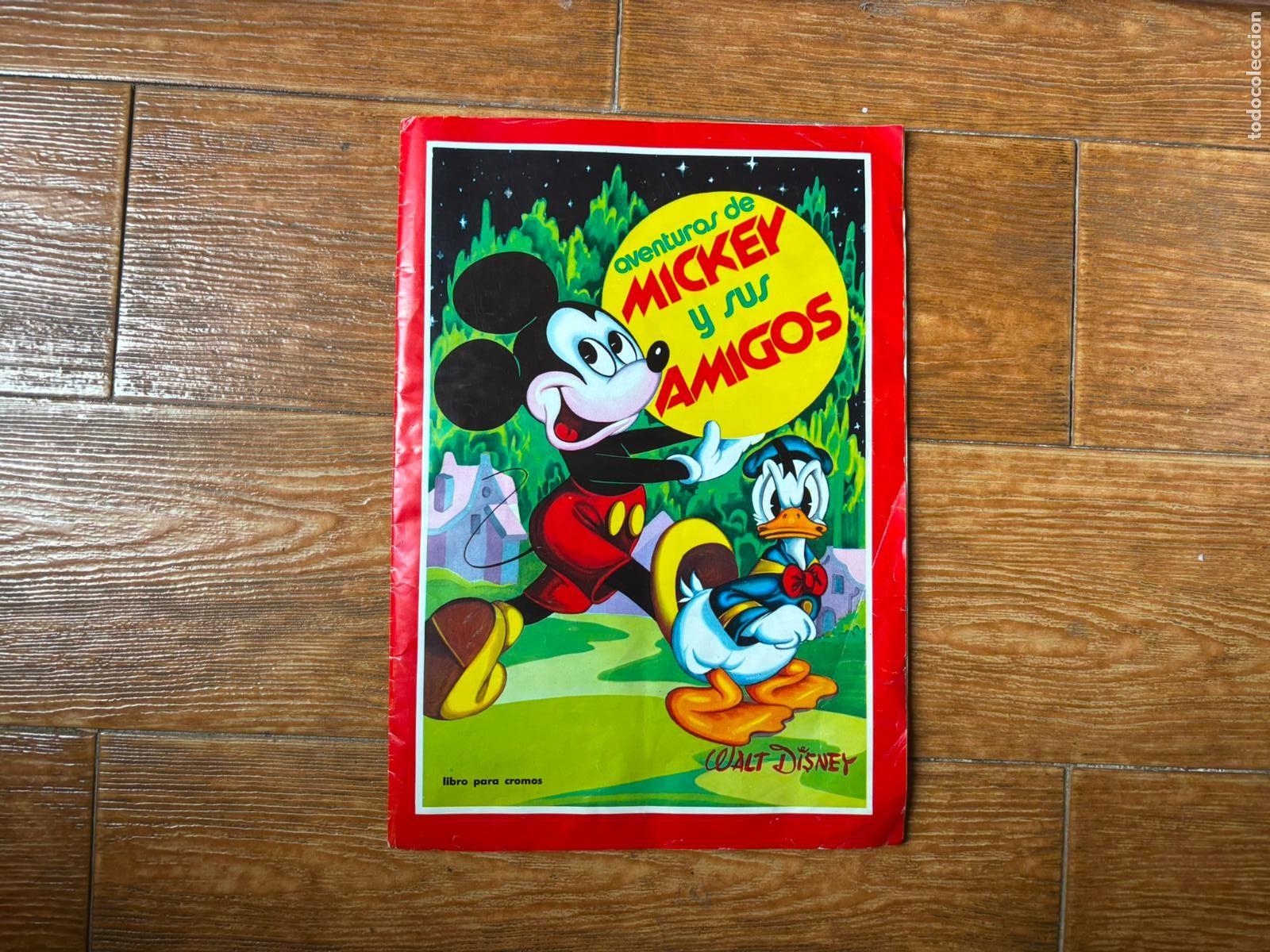 Coleccionismo &aacute;lbum: AVENTURAS DE MICKEY Y SUS AMIGOS WALT DISNEY ALBUM DE CROMOS COMPLETO EDITORIAL FHER