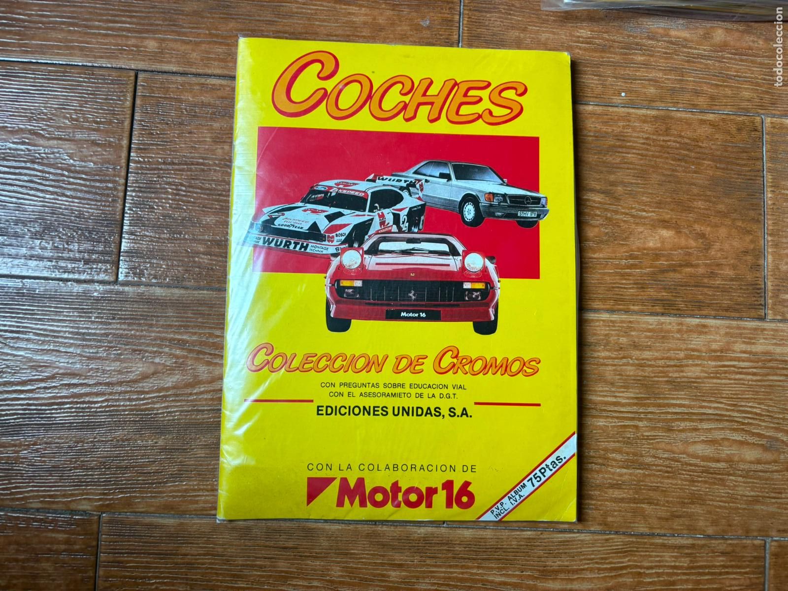 Coleccionismo &aacute;lbum: COCHES ALBUM DE 162 CROMOS. EDICIONES REUNIDAS / MOTOR 16. COMPLETO. A&Ntilde;O 1986