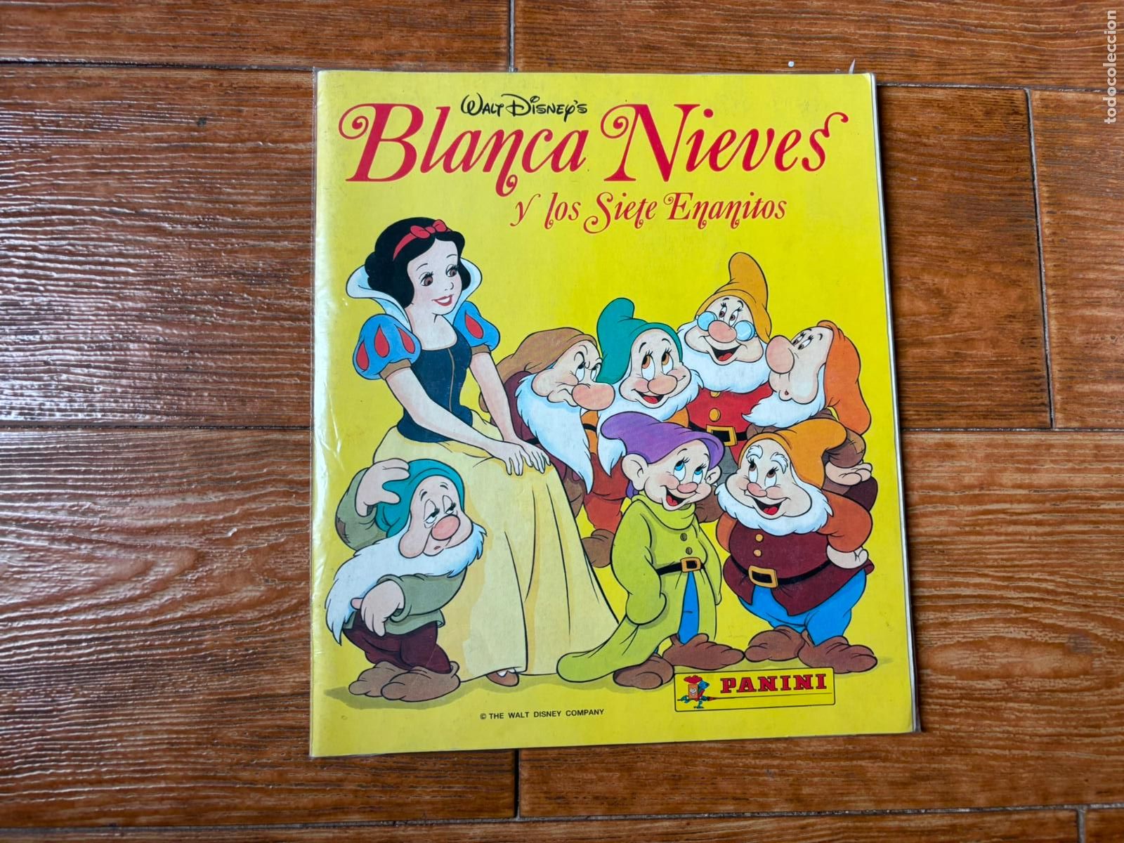 Coleccionismo &aacute;lbum: BLANCA NIEVES Y LOS SIETE ENANITOS WALT DISNEY ALBUM DE CROMOS COMPLETO PANINI