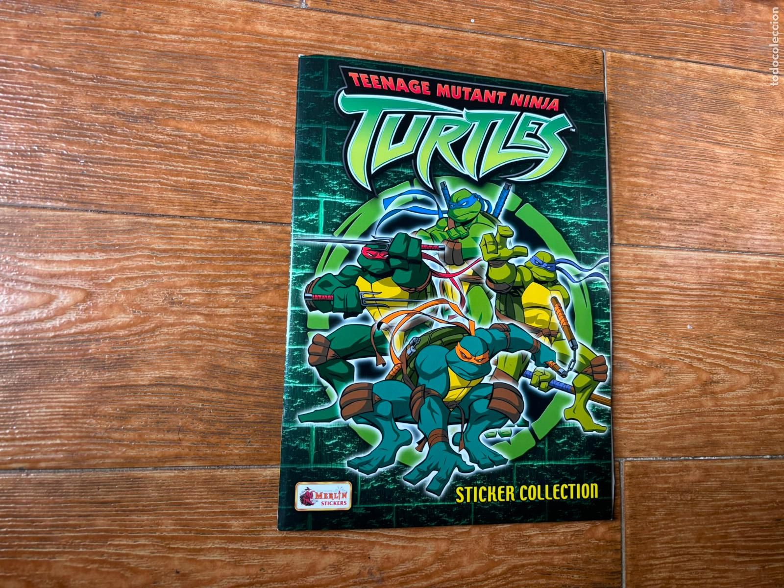 Coleccionismo &aacute;lbum: TORTUGAS NINJA, TURTLES TEENAGE MUTANT NINJA ALBUM DE CROMOS COMPLETO EDITORIAL MERLIN
