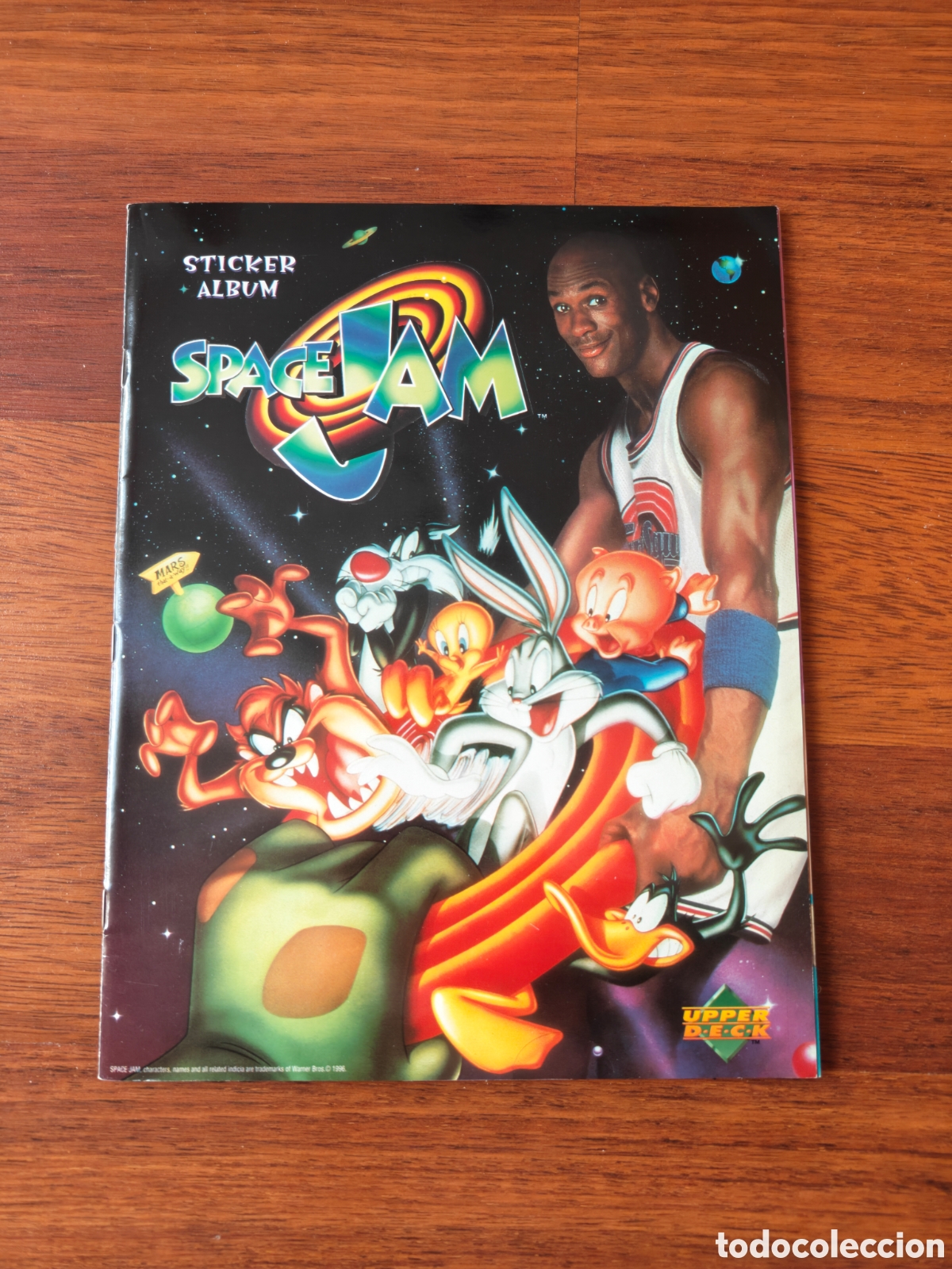 Collezionismo &Aacute;lbum: &Aacute;lbum de cromos Space Jam completo. Michael Jordan. Poster central completo.