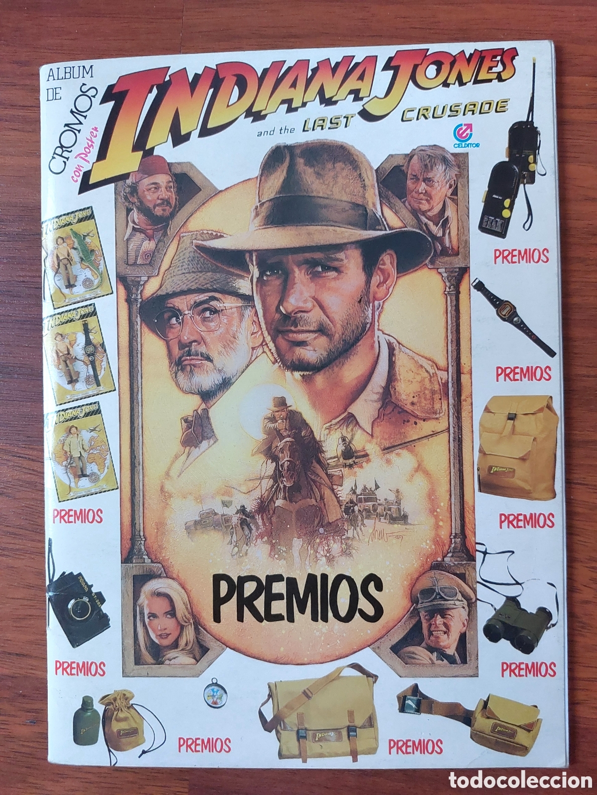 Collezionismo &Aacute;lbum: &Aacute;lbum de cromos completo Indiana Jones y la &uacute;ltima cruzada.