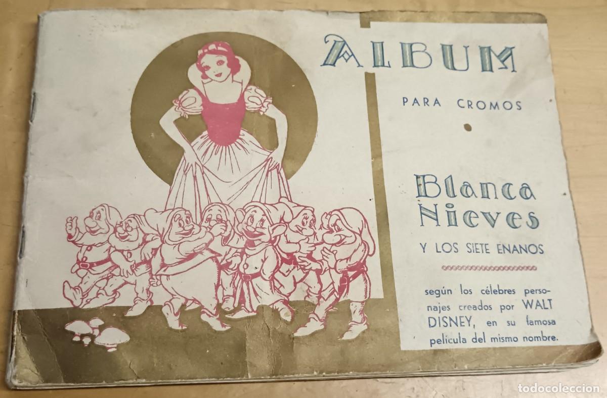 Coleccionismo &aacute;lbum: &Aacute;LBUM COMPLETO BLANCA NIEVES Y LOS SIETE ENANITOS FHER A&Ntilde;OS 50 24,5X17 CM.