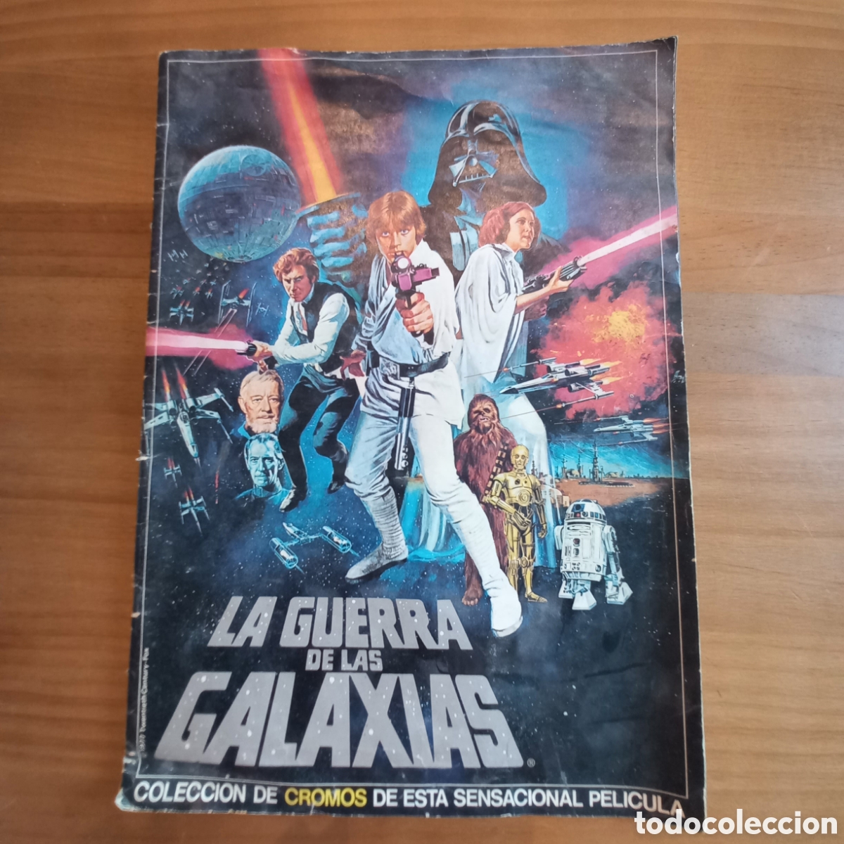 Coleccionismo &aacute;lbum: ALBUM DE CROMOS DE LA GUERRA DE LAS GALAXIAS 1977 COMPLETO