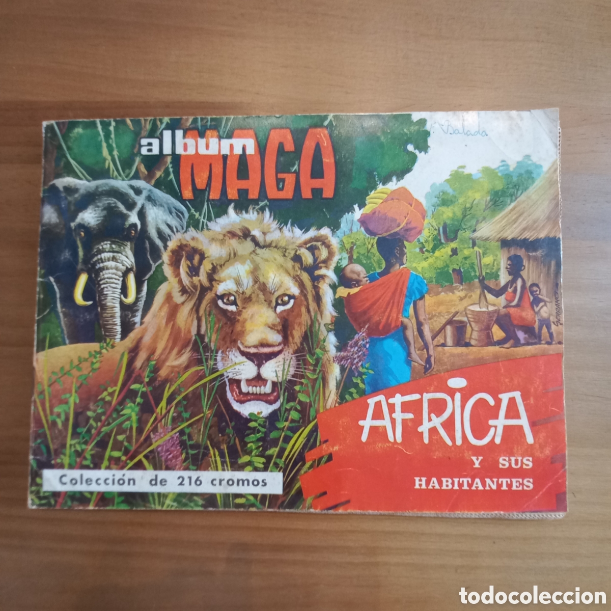 Coleccionismo &aacute;lbum: ALBUM MAGA DE CROMOS AFRICA Y SUS HABITANTES. COMPLETO