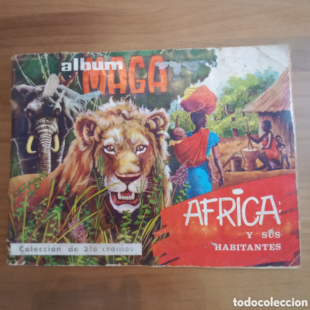 Coleccionismo &aacute;lbum: ALBUM MAGA DE CROMOS AFRICA Y SUS HABITANTES. COMPLETO