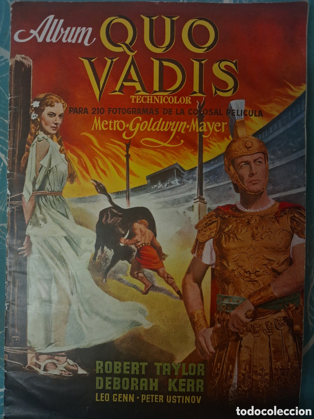 Coleccionismo &aacute;lbum: Quo Vadis album cromos COMPLETO de la pelicula Metro Golwyn Mayer 1954 edita Cliper
