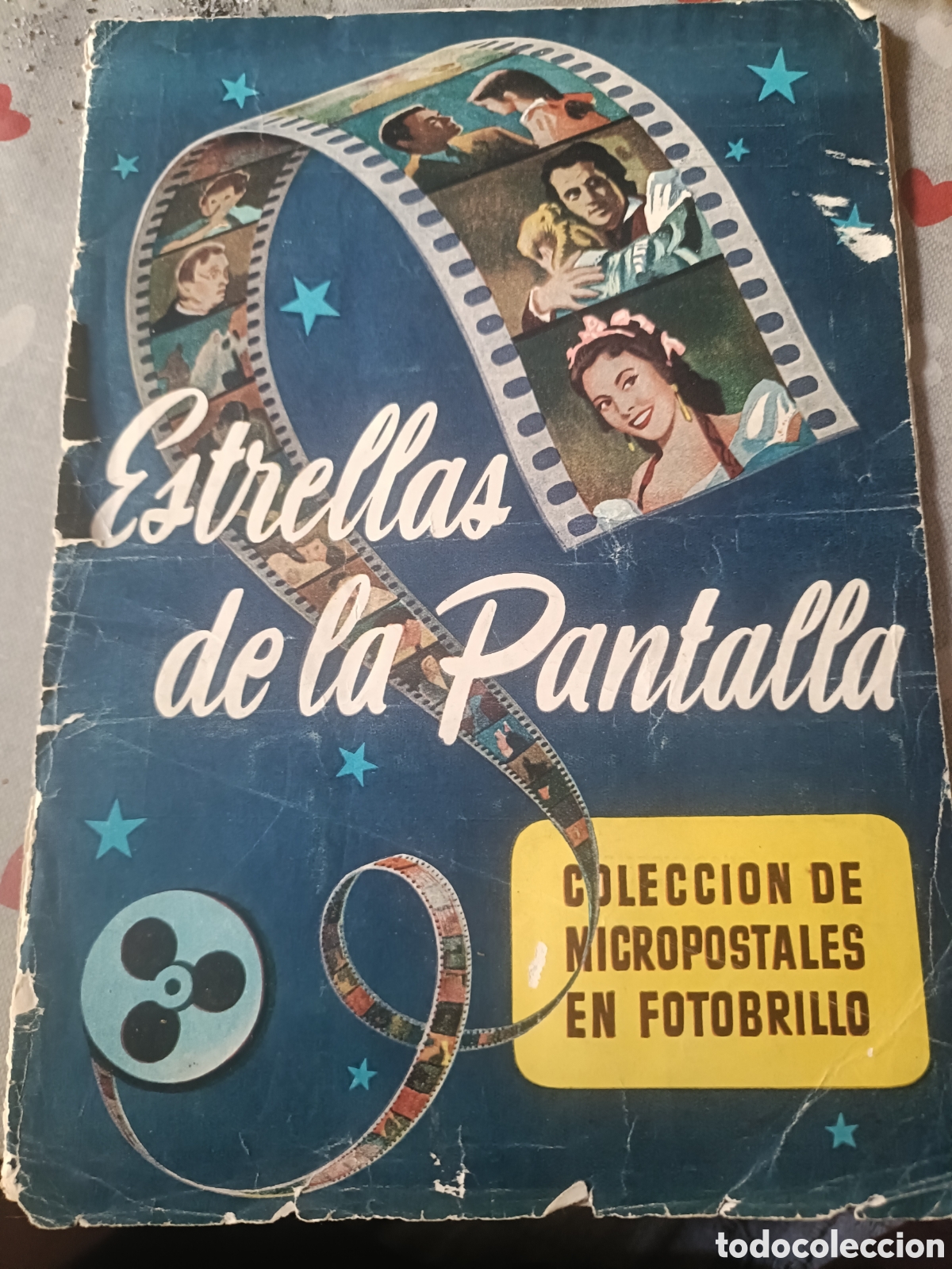 Coleccionismo &aacute;lbum: Estrellas de la Pantalla Colecci&oacute;n de micro postales en fotobrillo Completo