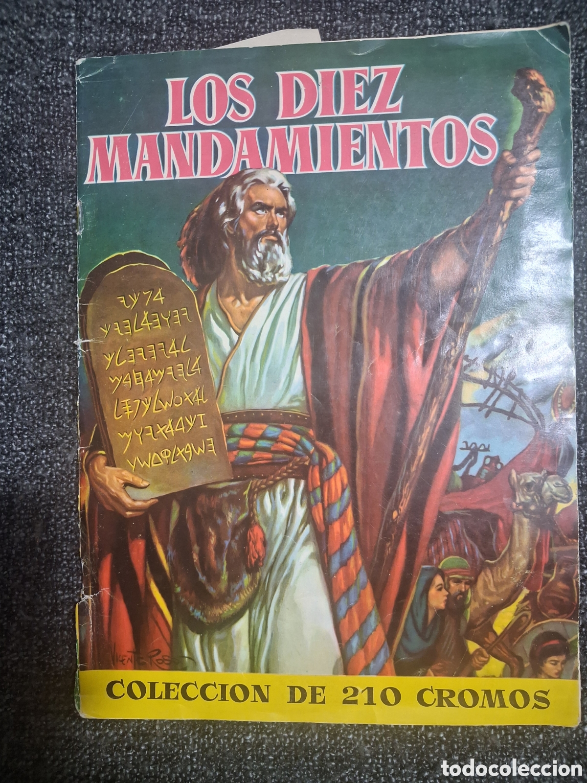 Coleccionismo &aacute;lbum: ALBUM CROMOS PELICULA LOS DIEZ MANDAMIENTOS. BRUGUERA ..