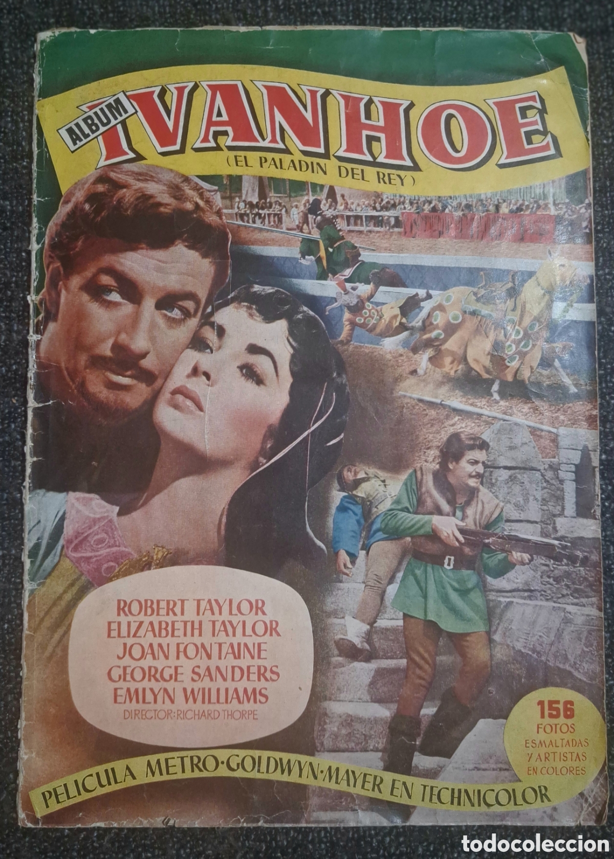 Coleccionismo &aacute;lbum: ALBUM DE CROMOS DE LA PELICULA &rdquo;IVANHOE. EL PALADIN DEL REY&rdquo; EDICIONES CLIPER