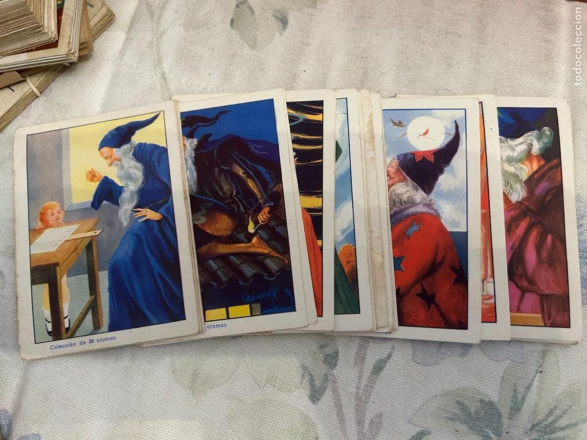 Coleccionismo &aacute;lbum: MAGIA BLANCA COLECCION COMPLETA MUY BUEN ESTADO 36 CROMOS CHOCOLAES AMATLLER