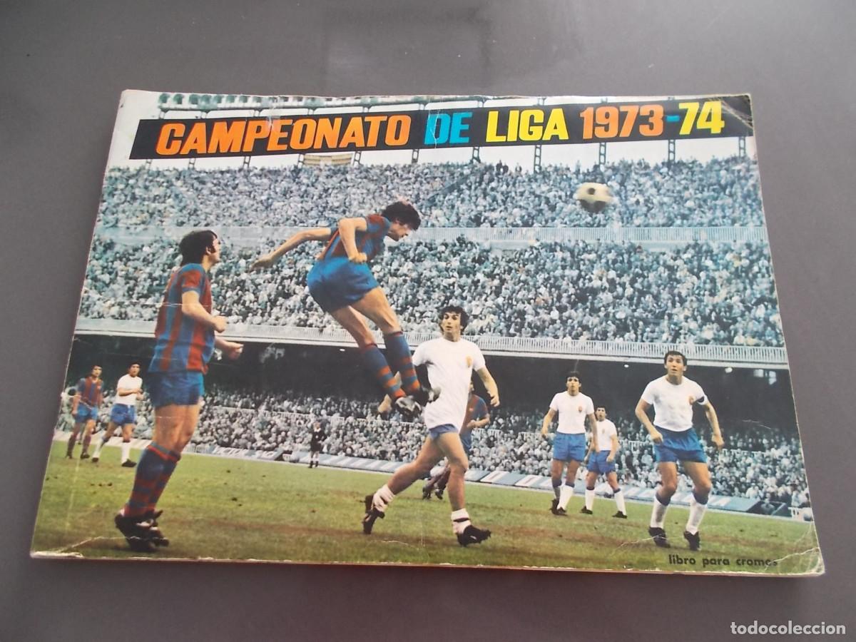 Coleccionismo &aacute;lbum: ALBUM FHER LIGA 1973-1974 COMPLETO CON POSTER CENTRAL