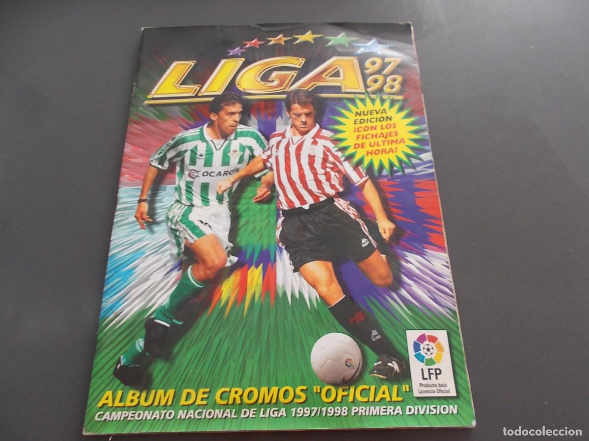 Coleccionismo &aacute;lbum: ALBUM ESTE LIGA 1997-1998 CONTIENE 395 CROMOS CON 36 FICHAJES CON BRUNO CAIRES