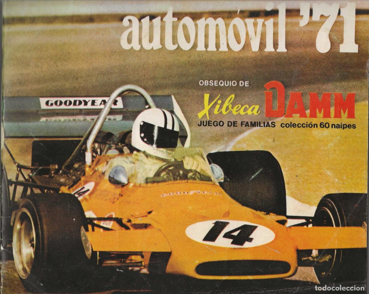 Coleccionismo &aacute;lbum: AUTOMOVIL 71 -- JUEGO DE FAMILIAS -- 60 NAIPES