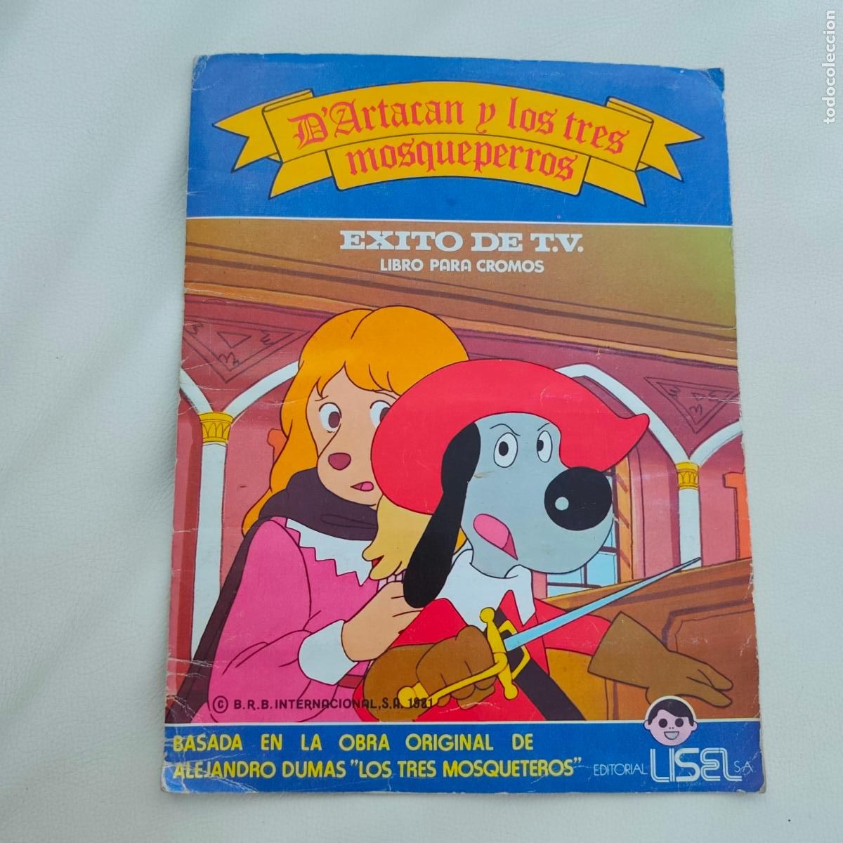Coleccionismo &aacute;lbum: D'ARTACAN Y LOS TRES MOSQUEPERROS &Aacute;LBUM DE CROMOS COMPLETO -