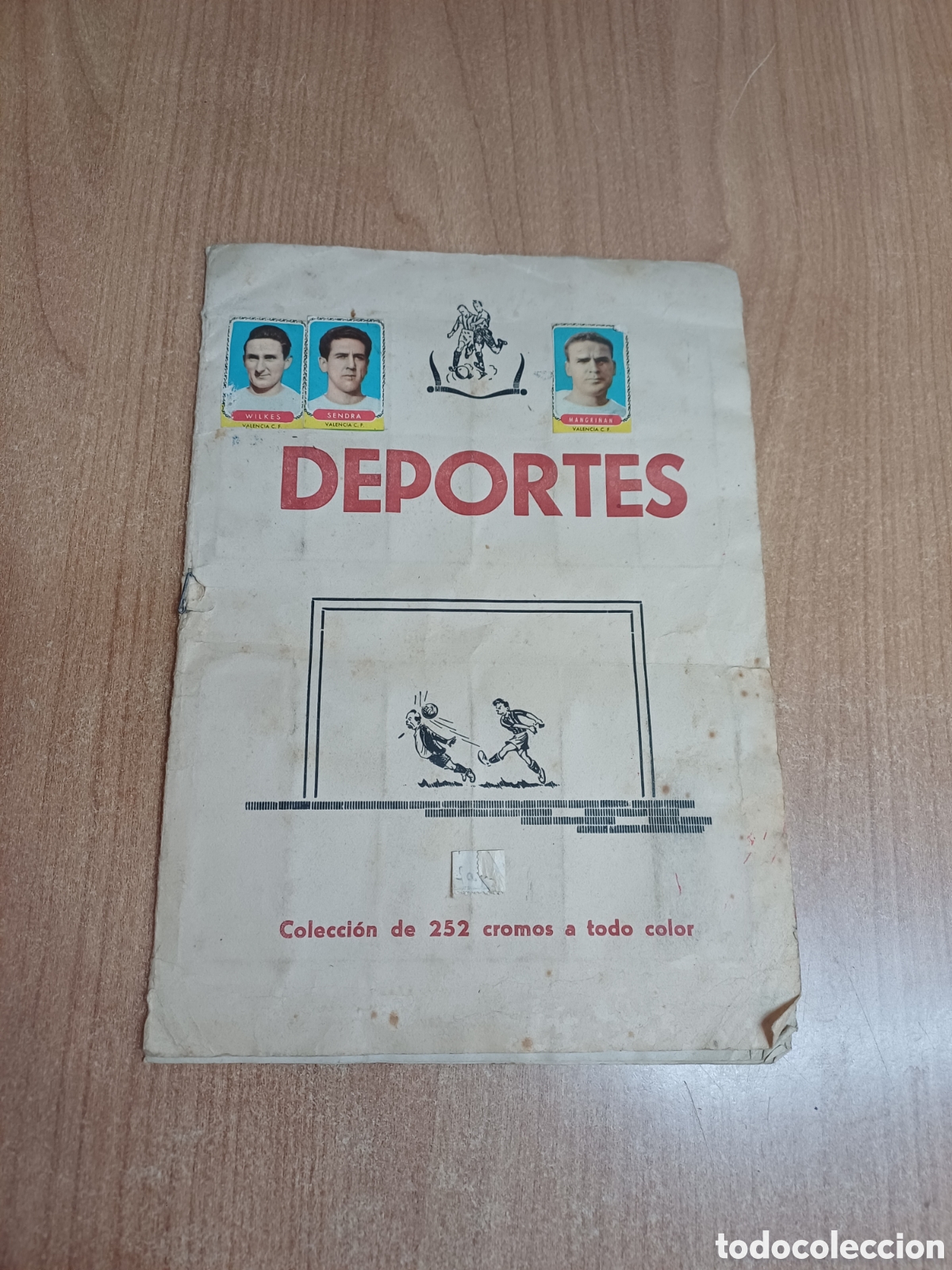 Sammeln Sammelalbum: &Aacute;LBUM CROMOS F&Uacute;TBOL, DEPORTES ED. BRUGUERA LIGA 1951-52, COMPLETO