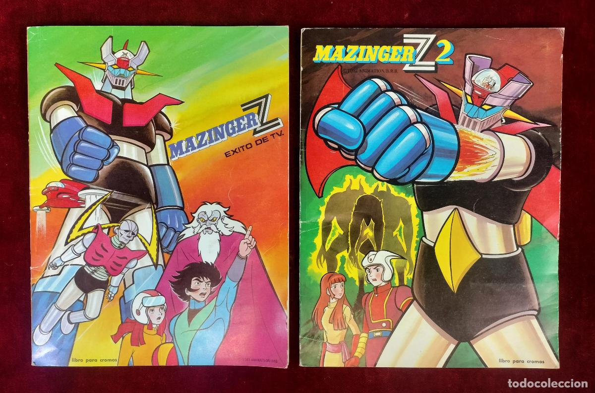 Coleccionismo &aacute;lbum: PAREJA DE &Aacute;LBUMES DE MAZINGER Z. COMPLETOS. EDITORIAL FHER. ESPA&Ntilde;A. C. 1970