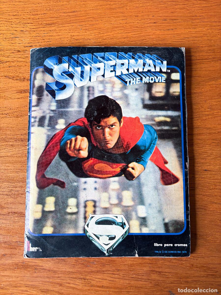 Coleccionismo &aacute;lbum: superman, album de la pelicula.