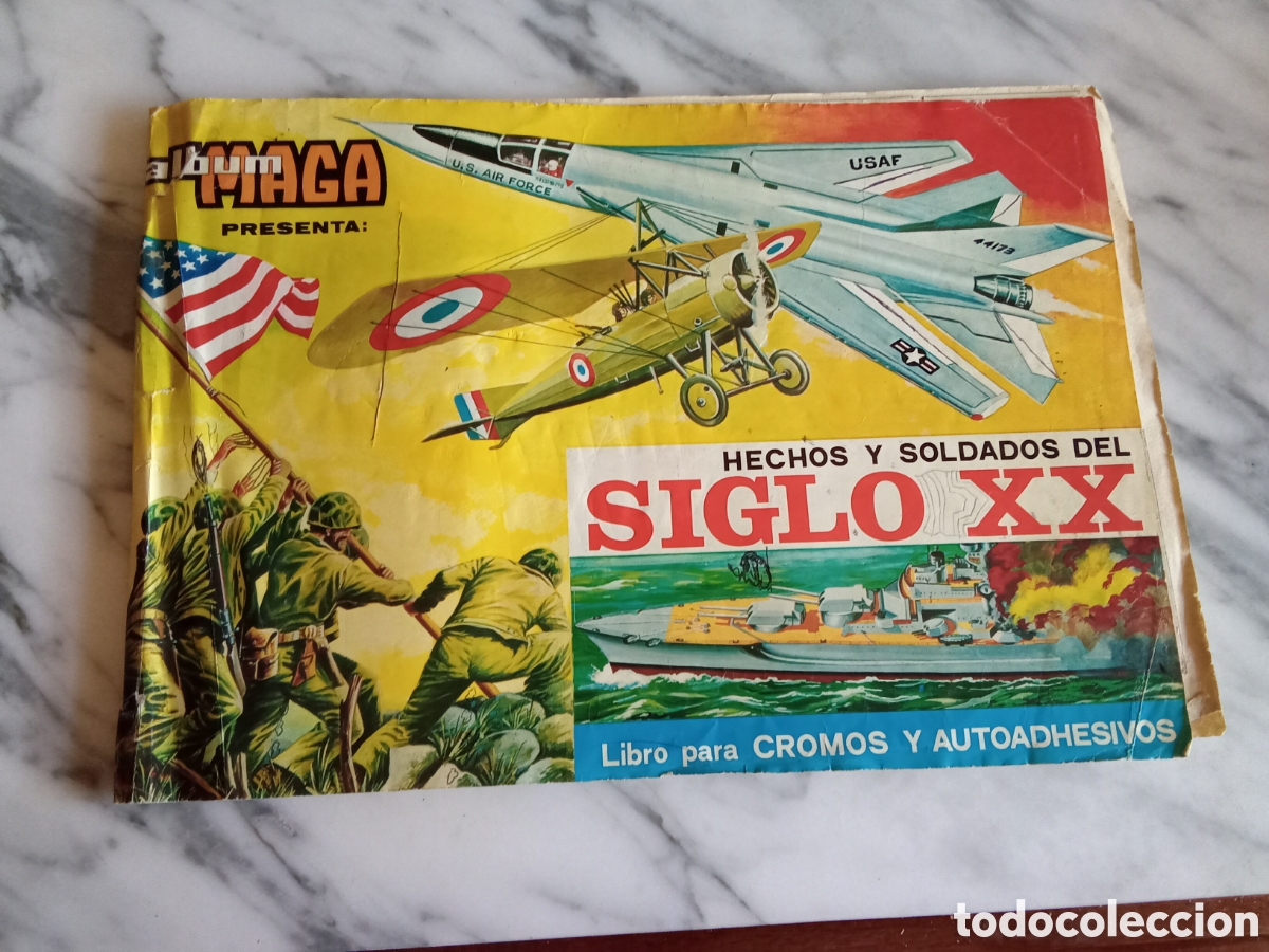 Coleccionismo &aacute;lbum: Album Cromos Hechos y Soldados del Siglo XX - Completo